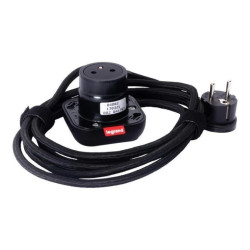 INCARA Podstawa ELECTRON 1x2p+z 2,5 m czarny 654901