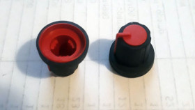 Potmeter knop Rood