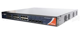 RGS-R9244GP+, Switch przemysłowy zarządzalny, L3, 24x 1Gb RJ-45 + 4 sloty SFP+ 1G/10G, O/Open-Ring <30ms