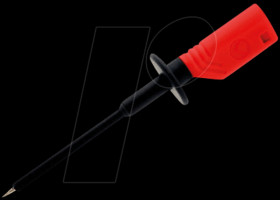 975017701 Safety test probe, 1000V CAT III, 2mm socket, red