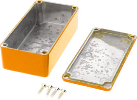 Aluminum die cast enclosure, (L x W x H) 100 x 50 x 31 mm, orange, IP54, 1590G2OR