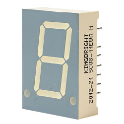 Kingbright SC08-11EWA 20.3mm High Efficiency Red LED Display Cathode