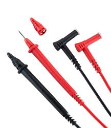 Przewody pom. 10A PP-1S-0005-R+BK CAT IV 600V