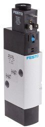 Pneumatyczne zawory elektromagnetyczne Festo 5/2 G 1/4 24V dc 2.5→10bar 5 portowy 1/4in