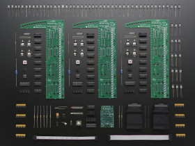 Adafruit Triple SpokePOV Kit + Dongle + 2 Magnets