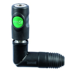 Obrotowa szybkozłączka bezpieczna PREVOST G 1/4 żeńskie rodzaj Żeński Gwint żeński Korpus z materiałów kompozytowych