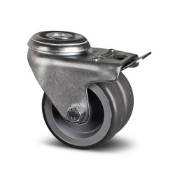 Koło samonastawne średnica kabla 75mm Tente 80kg wysokość całkowita 99mm