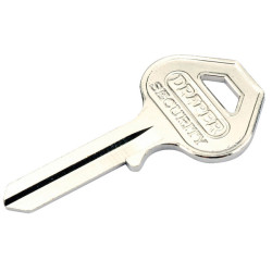Draper 65713 Key Blank For Draper Padlock Series 8307-8308 &#x2013; 40, 45, 50, 55,65mm