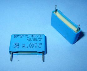 Y2 6,8nF/250V AC MKP B-81121# KONDEN.