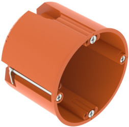 Cavity wall box, 68 x 61 mm, Ø 68 mm, no. of entries: 10, 1.5-2.5 mm², orange, IP30, 2003804