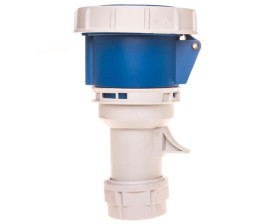 Gniazdo przenośne 32A 5P 230V niebieskie IP67 SHARK 2252-9