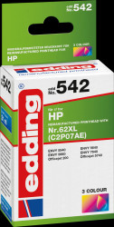 EDD-542 Ink - HP - 3-color - HP62XL - refill