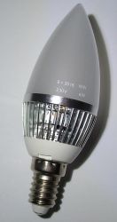 ŻARÓWKA LED E-14 12x3016 4W 240lm BIAŁA CIEPŁA