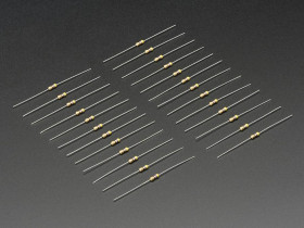 Adafruit Through-Hole Resistors - 470 ohm 5% 1/4W - Pack of 25