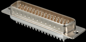 D-SUB plug, 50-pin, solder bucket