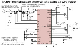 PolyPhase Synchronous Boost Controller with Input/Output Protection