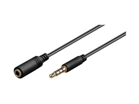 Przedłużacz do słuchawek i audio AUX, 4-pinowy 3,5...