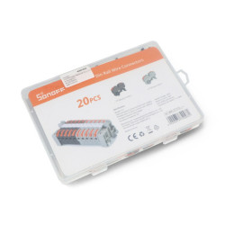 Zestaw szybkozłączek 1-torowych Sonoff na szynę DIN - 20szt.