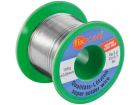 Cyna lutownicza bezołowiowa ø 0,35 mm, rolka 100 g