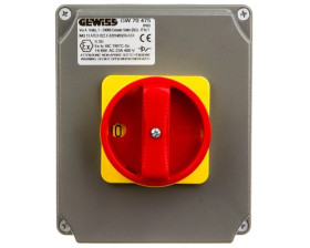 Łącznik krzywkowy awaryjny 32A 3P ATEX Strefa 22(D) w puszce aluminiowej GW70475