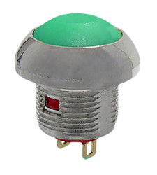 Przycisk miniaturowy Chwilowy SPST średnica wycięcia 13.6mm, montaż panelowy RS PRO