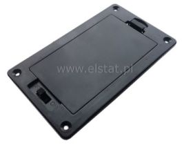 Koszyk na baterie 2xR6 przykręcany do obud. + wył.