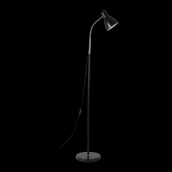 Lampa stojąca podłogowa LAR max 20W E27 155 cm czarna LS-1/B