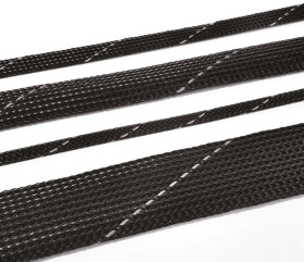 Rurka osłonowa 8mm białoczarna PBT HellermannTyton