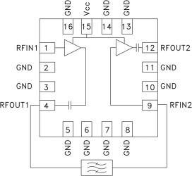 Low Noise Amplifier SMT, 1.2 - 3.0 GHz