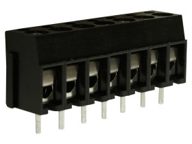 Klucz polaryzacyjny 7 -pinowe raster 5mm Przewlekany Męski RS PRO