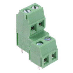2 Way Double Decker Rising Clamp 3.81mm Terminal Block 15A