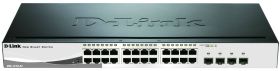 Switch sieciowy RJ45/SFP D-Link DGS-1210-24/E DGS-1210-24/E, 24+4 Porty, 10 MBit/s, 100 MBit/s, 1000 MBit/s