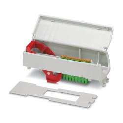 Pokrywa obudowy Przedni moduł połączeniowy Phoenix Contact Bloki zaciskowe na szynie DIN Zaczepowe