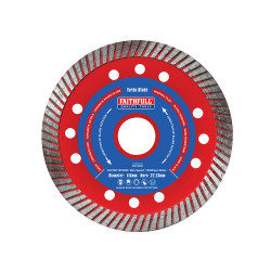 Faithfull GPT11522 Turbo Cut Diamond Blade 115 x 22mm