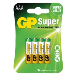 Bateria LR03 Super Alkaline B4 blister (4szt) GP