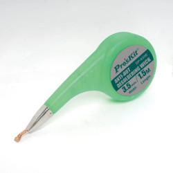 Plecionka do cyny 3,5mm/1,5m w podajniku Konstrukcja zapobiegająca oparzeniom DP-033E