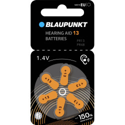 Blaupunkt 30000043 Hearing Aid Battery PR48-13 Zinc Air 6 Pcs
