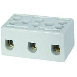 Złączka gwi. porcelanowa 2,5mm2 3-tory ZPA 3-2.5