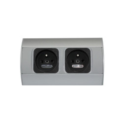Gniazdo meblowe bez wyłącznika 2x230V OR-AE-1303/G Orno