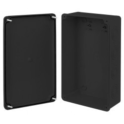 Puszka plastikowa instalacyjna 260x150x80 czarna