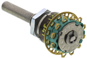 Przełącznik obrotowy, SP12T, 1.5 A, 115V ac, 12-położeniowy, NSF My shorting