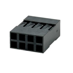 GNIAZDO BLD-08 2x4 PROSTE 2,54mm OBUDOWA CZARNA do PINY BL-T