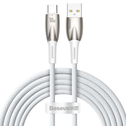 Kabel USB Wt.A-USB-C 2m BASEUS TYPE-C biały 100W 480Mb/s