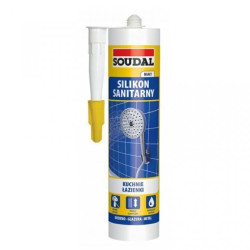 SOUDAL Silikon sanitarny biały 280ml
