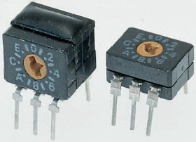 Przełącznik DIP 10-pozycyjny THT 100 mA przy 30 V DC -20 → +70°C