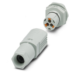 Złącze wielostykowe przemysłowe 3-pinowe M25, panelowe Wtyczka Phoenix Contact