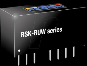RSK-2405SRUW/H3 RSK DC/DC converter, 4.5 - 36 Vin, Single, 5 Vout, 400 mA, SIP8