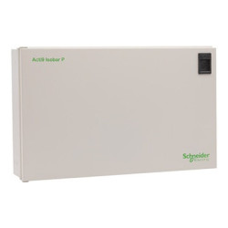 Rozdzielnica elektryczna, l. faz: 1, 18 wloty, 125 A, Acti9