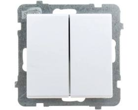 SONATA Łącznik schodowy podwójny biały ŁP-10R/m/00