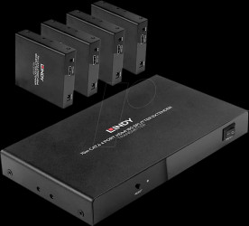 38262 4 Port HDMI Splitter Extender, Cat.6, 70 m